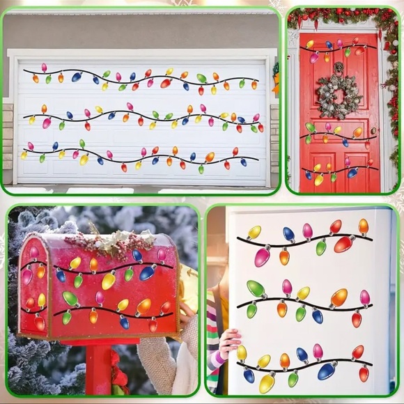 Stickers, Festive Christmas Car Sticker Set - Excellent Gift Item 🎁 NEW - Picture 3 of 8